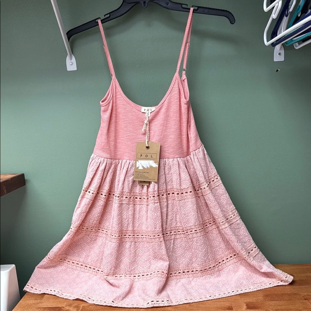 NWT POL Blush Pink Tunic, size Small - Picture 1 of 4